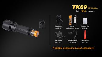LED baterka Fenix ​​TK09 XP-L 900lumen rozměry do kapsy 