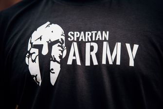 DRAGOWA krátké tričko spartan army, červená 160g/m2