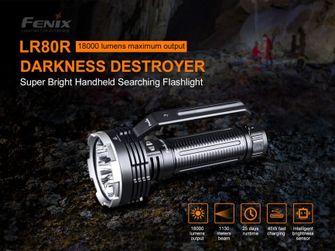 Fenix ultravýkonné dobíjecí svítilna LR80R