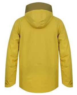 Husky Pánská hardshell bunda Gambola M žlutozelená/khaki