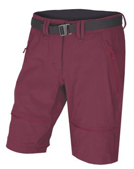 Husky Dámské outdoorové kalhoty Pilon burgundy