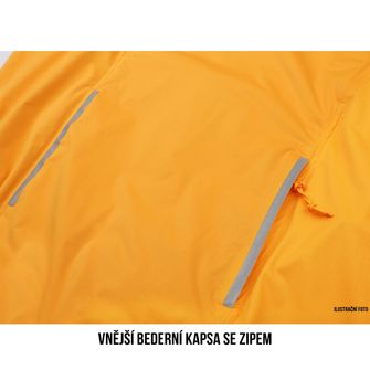 Husky Pánská ultralehká softshellová bunda Solei M tm. khaki