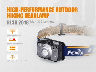 Čelovka Fenix HL30 XP-G3, 300 lumenů