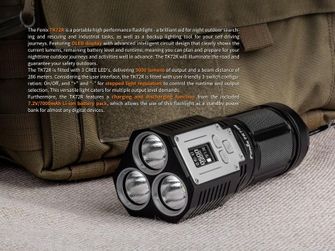 Nabíjecí LED svítilna Fenix TK72R, 9000 lumenů