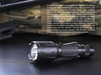 Taktická LED svítilna Fenix TK25 IR, 1000 lumenů