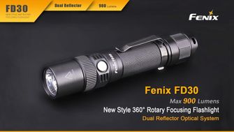 Zaostřovací svítilna Fenix FD30 + USB aku 2600 mAh