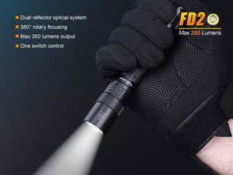 Zaostřovací svítilna Fenix FD20, 350 lumenů