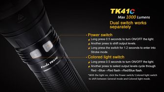 Svítilna Fenix TK41C, 1000 lumenů