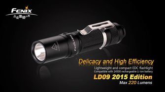 Kapesní svítilna Fenix LD09 (220 lumenů)