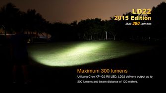 Svítilna Fenix LD22 XP-G2 (300 lumenů)