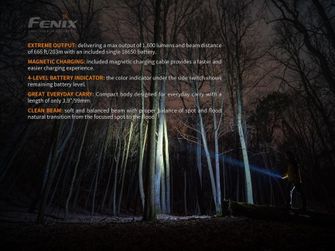 Kapesní svítilna Fenix E30R