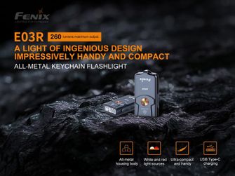 Mini svítilna Fenix E03R