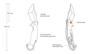 Kapesní zavírací nůž Ruike P881