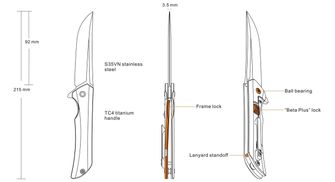 Kapesní zavírací nůž Ruike Hussar M121-TZ