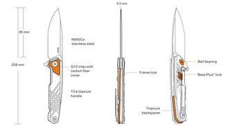 Kapesní zavírací nůž Ruike M875-TZ