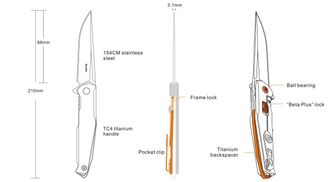 Kapesní zavírací nůž Ruike M108-TZ