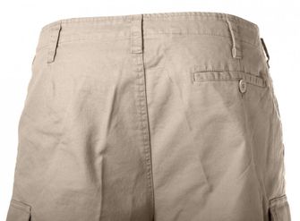 Mil-tec Moleskin krátké kalhoty Prewash khaki