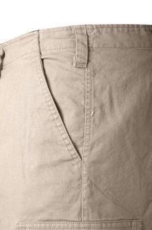 Mil-tec Moleskin krátké kalhoty Prewash khaki