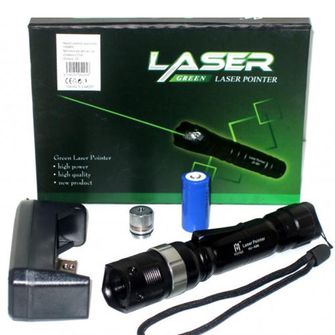 Powull laserové ukazovátko zelení 500mw Zoom