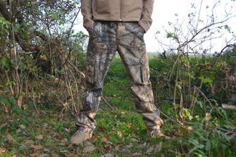 Pánské zateplené kalhoty loshan MXD vzor Real tree tmavé