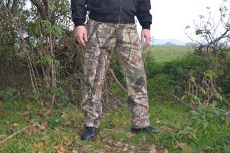 Loshan Sidney pánské kalhoty vzor Real tree hnědé