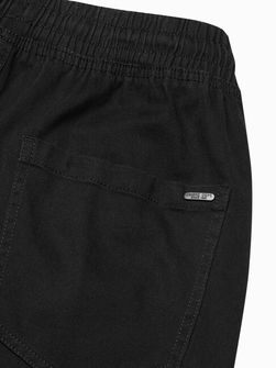 Ombre Pánské Jogger kalhoty cargo V18 P886, černá