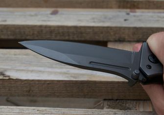 Mil-Tec otevírací nůž DA35 Micarta 22cm černý