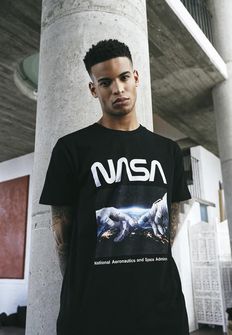 NASA pánské tričko Astronaut Hands, černé