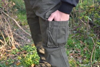 Pánské zateplené kalhoty Loshan disaster olivové