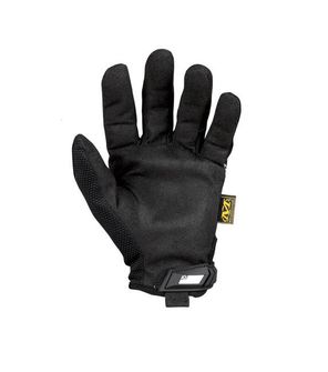 Mechanix Original žluté s černým nápisem rukavice taktické