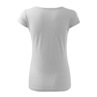 DRAGOWA dámské krátké tričko orlice, bílá 150g/m2