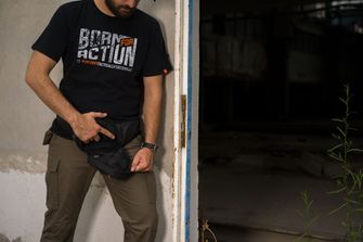 Pentagon tričko Born for Action, černé