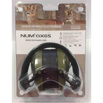NUM&#039;AXES electronic chrániče sluchu CAS1034, khaki