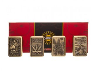 Lambert balíček čtyř zapalovačů vzor marihuana