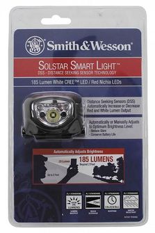 Smith&amp;Wesson XPG-Gen2 LED Cree čelovka bílé LED 180 lumen, červené LED
