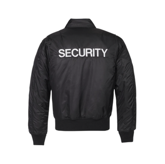 Brandit CWU Security bomber bunda, černá