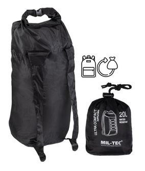 Mil-Tec ultra kompaktní batoh, černý 20l