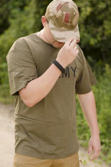 MFH tričko s nápisem army olivové, 160g/m2