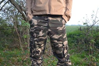 Pánské kalhoty loshan ignacio vzor woodland