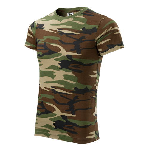Adler Camouflage krátké tričko, brown, 160g/m2 - M