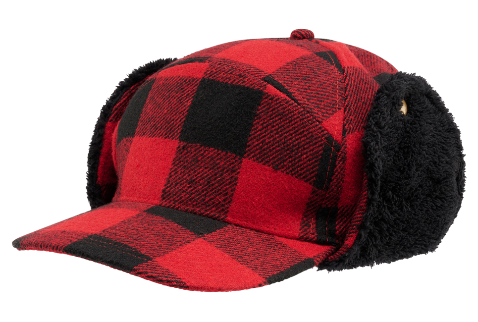 Levně Brandit Lumberjack zimní čepice, červeno černá