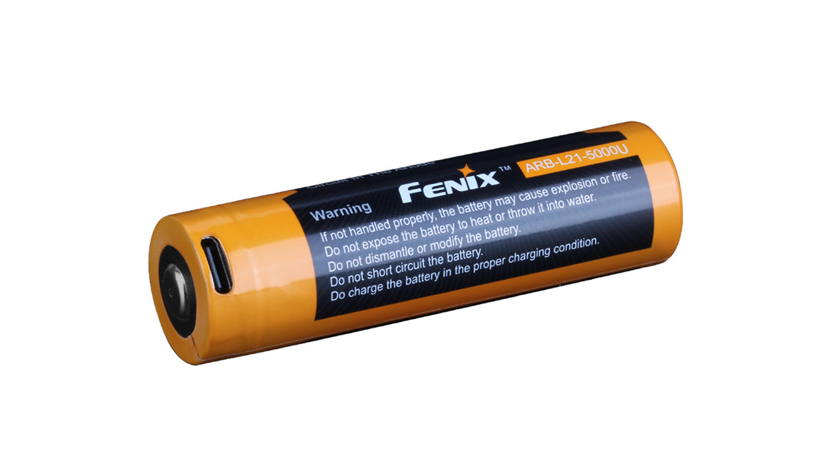 Dobíjecí batérie Fenix 21700 5000 mAh Li-Ion USB