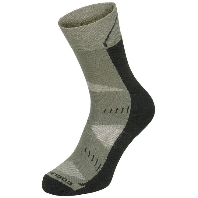 Levně FOX Arber trekingové funkční ponožky coolmax 1 pár zelené - 45–47