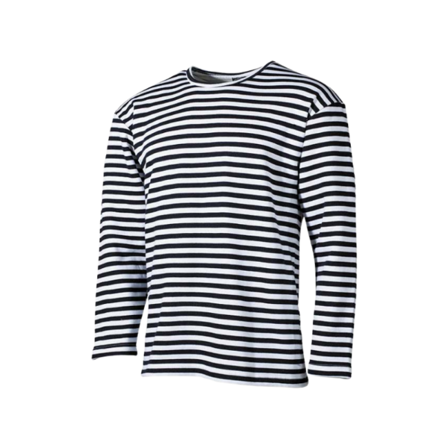 MFH námořnické tričko s dlouhým rukávem černé zimní - L