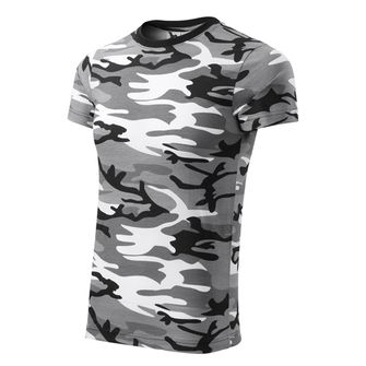 Malfini Camouflage krátké tričko, gray, 160g/m2
