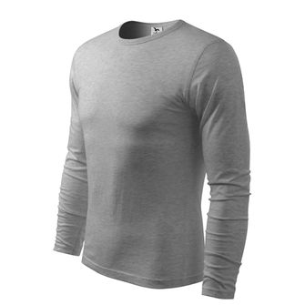 Malfini Fit-T tričko s dlouhým rukávem, šedé, 160g / m2