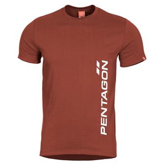 Pentagon, Ageron Vertical tričko, Maroon Red