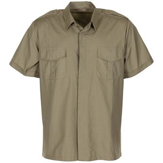 MFH Americké tričko s krátkým rukávem Rip stop, khaki barva