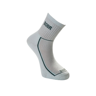 Bobr sportovní ponožky jaro/podzim, 1 pár, bílé