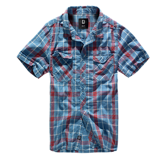 Brandit Roadstar tričko s krátkým rukávem, červené/modré